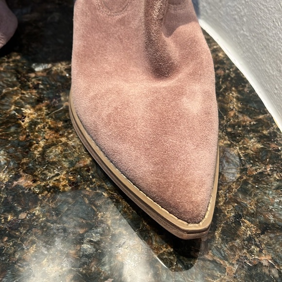 Marc Fisher Tan Suede Western Boots size 8.5m - Picture 6 of 7